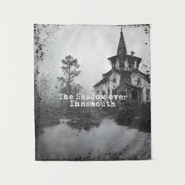 The Shadow over Innsmouth Lovecraft Cthulhu Mythos Tapestry (Front)