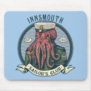 The Shadow over Innsmouth Lovecraft Cthulhu Sailor Mouse Mat
