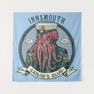 The Shadow over Innsmouth Lovecraft Cthulhu Sailor Tapestry