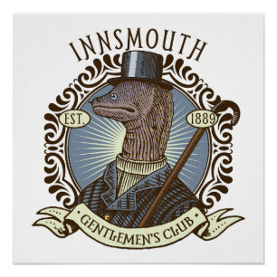 The Shadow over Innsmouth Lovecraft Gentleman Poster
