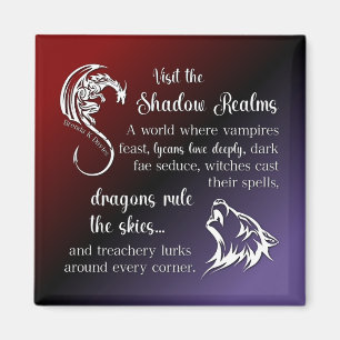 The Shadow Realms Brenda K Davies Magnet