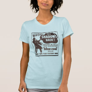The Shadow's Back Vintage Radio Ad Tee