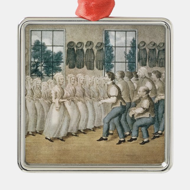 The Shakers near Lebanon Metal Tree Decoration (Front)