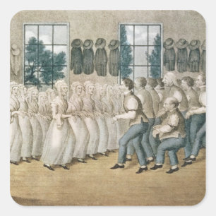 The Shakers near Lebanon Square Sticker