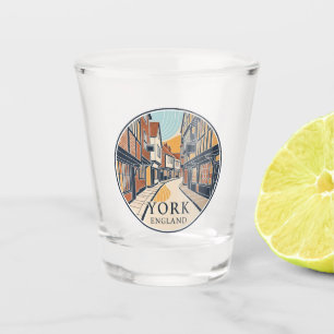 The Shambles in York England Shot Glass