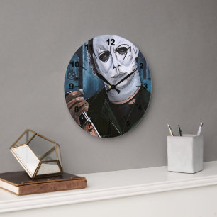 The Shape Painting by Alfred Fox Large Clock