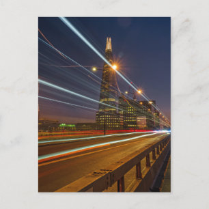 The Shard at dusk, London UK Postcard