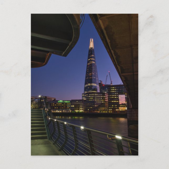 The Shard at dusk, London UK Postcard (Front)