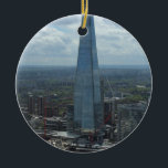 The Shard, London Ceramic Tree Decoration<br><div class="desc">Photograph by Anders Riise Koch of The Shard as seen from The Sky Garden,  20 Fenchurch Street,  London,  England.</div>