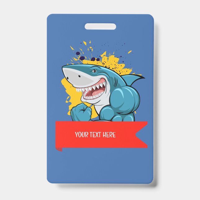 THE SHARK  ID BADGE (Front)