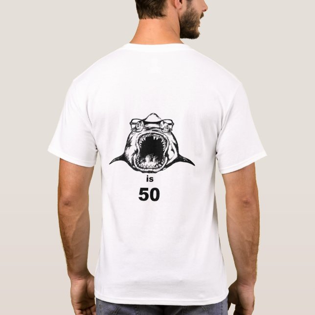 The Shark Turns 50 T-Shirt (Back)