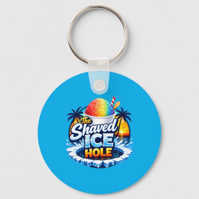 The Shaved Ice Hole Key Ring (Front)