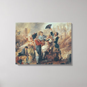 The Shaving Mug of Lille, 1793 Canvas Print