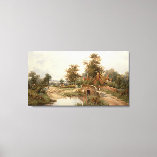 The Sheep Drover Canvas Print