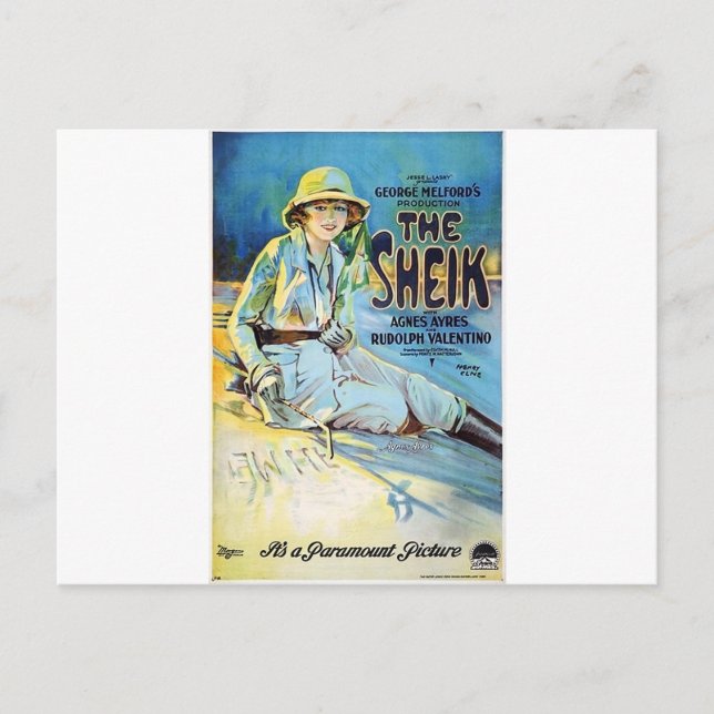 THE SHEIK.jpg Postcard (Front)
