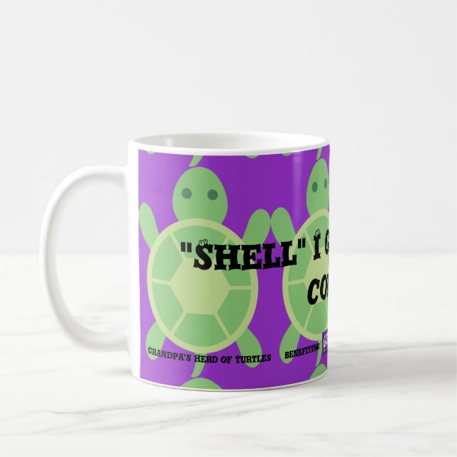 The "'Shell' I Get You Some Coffee?" Coffee Mug (Left)