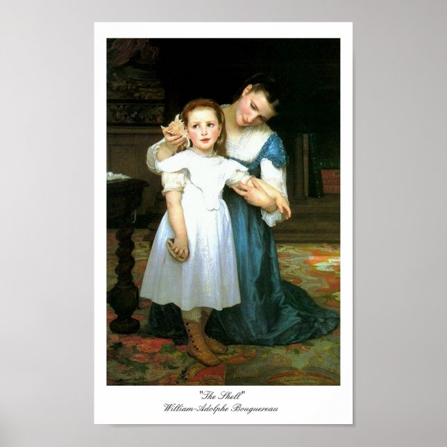 "The Shell" William-Adolphe Bouguereau Print (Front)