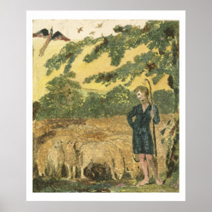 The Shepherd, from 'Songs of Innocence', 1789 (col Poster