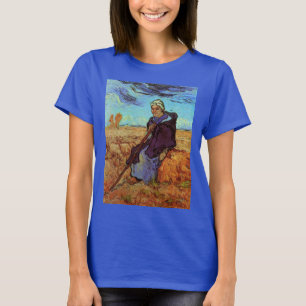 The Shepherdess (after Millet) by Vincent van Gogh T-Shirt
