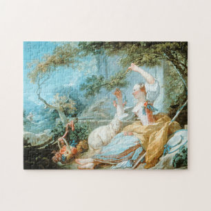 The Shepherdess by Jean Honore Fragonard Jigsaw Puzzle