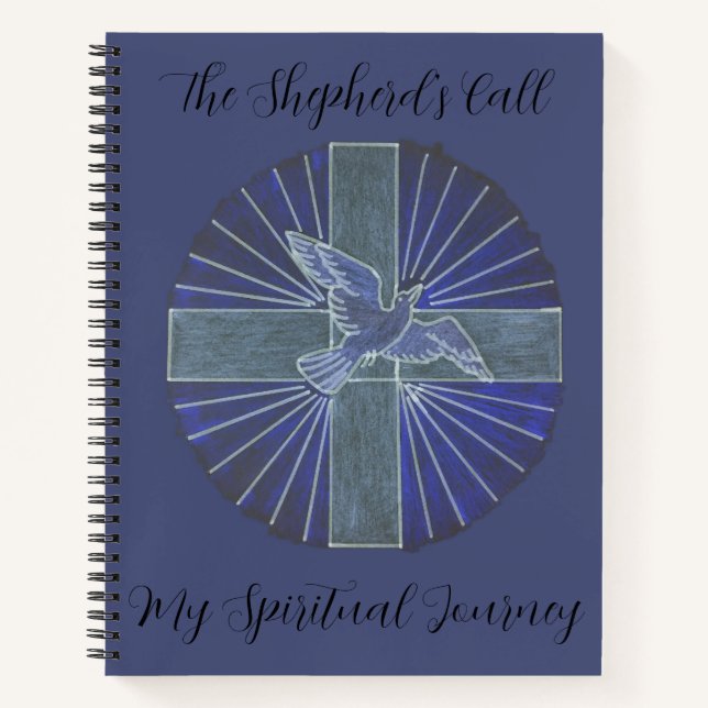 The Shepherd's Call - My Spiritual Diary Notebook (Front)