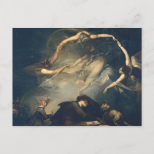 The Shepherd's Dream Paradise Lost Henry Fuseli Postcard