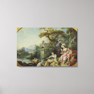 The Shepherd's Gift or, The Nest Canvas Print
