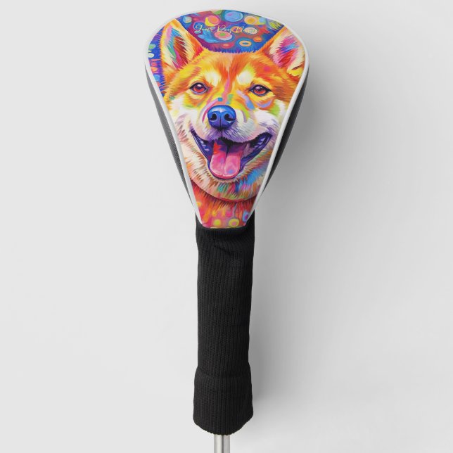 The Shiba Inu Dog 002 - Zetton Ziana Golf Head Cover (Front)