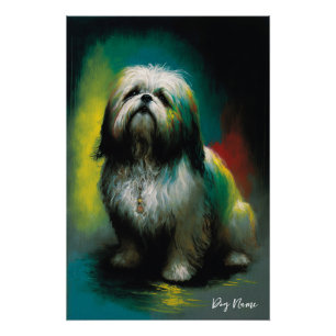 The Shih Tzu Dog - Composition 001 Poster