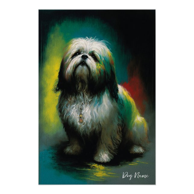 The Shih Tzu Dog - Composition 001 Poster (Front)