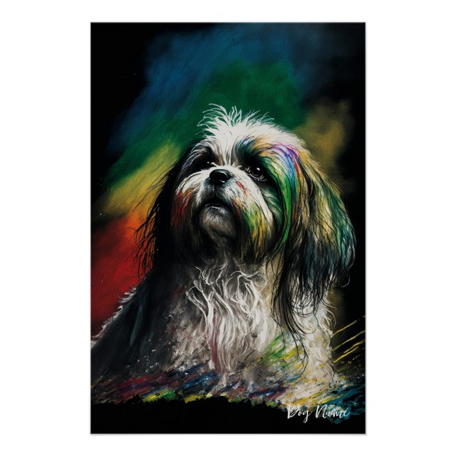 The Shih Tzu Dog - Composition 007 Poster (Front)
