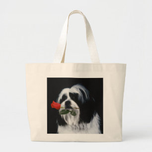 The Shih Tzu Dog Large Tote Bag