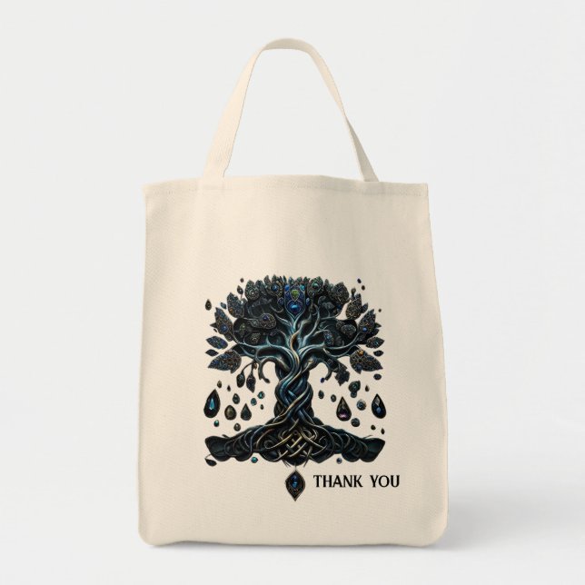 The Shine of the Tree of Life the Gems of the Soul Tote Bag (Front)