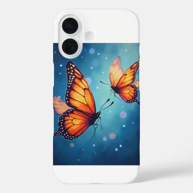 The shining butterfly iPhone 16 Cases (Back)