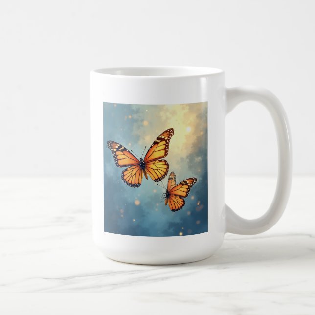 The shining butterfly Mugs (Right)