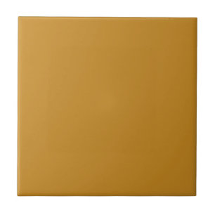 The Shining golden Star solid colour plain brownis Tile