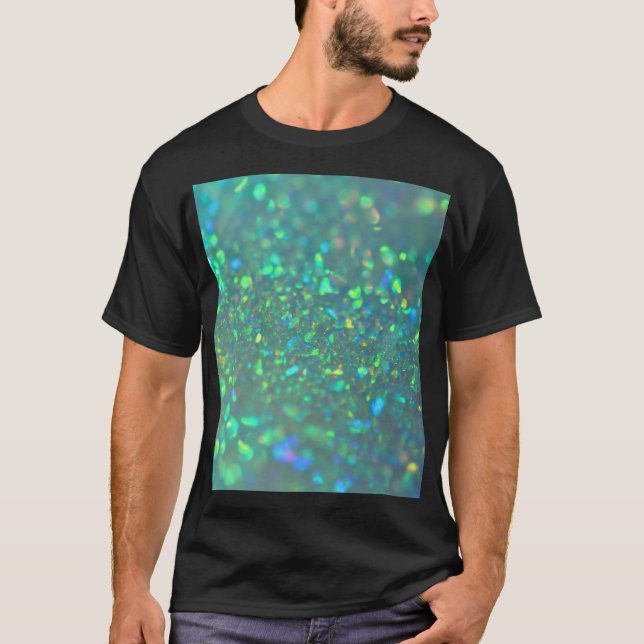 The shining Holographic Opal   T-Shirt (Front)