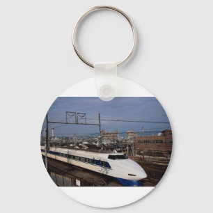 The Shinkansen or Bullet Train, Kyoto, Japan Key Ring