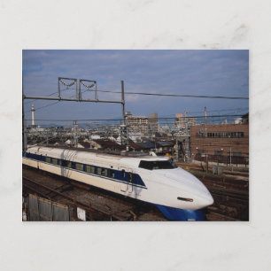 The Shinkansen or Bullet Train, Kyoto, Japan Postcard