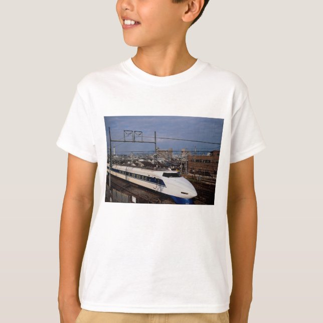 The Shinkansen or Bullet Train, Kyoto, Japan T-Shirt (Front)