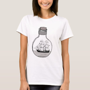 The ship in the glass bulb T-Shirt