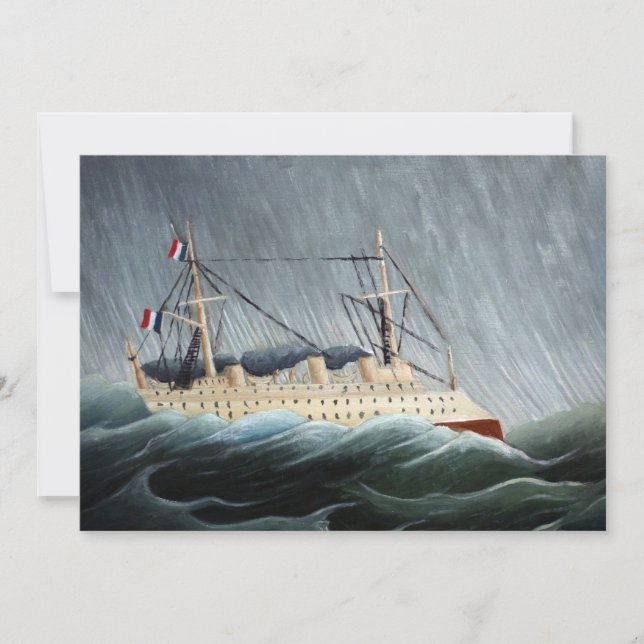 The Ship in the Tempest | Henri Rousseau (Front)