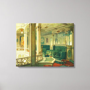 The Ship Patricia, Hamburg-America Line Canvas Print