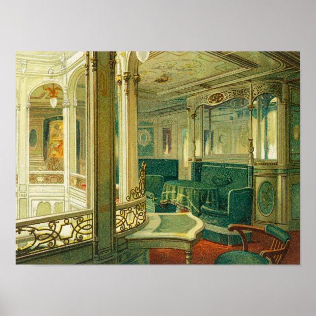 The Ship Patricia, Hamburg-America Line Poster (Front)