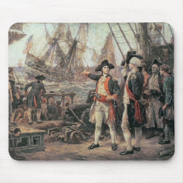 The ship that sank the Victory, 1779 Mouse Mat (Front)