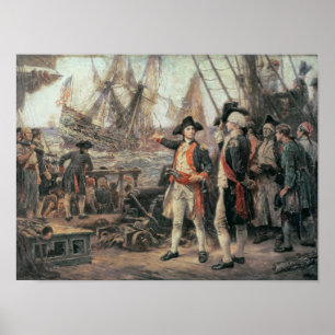 The ship that sank the Victory, 1779 Poster