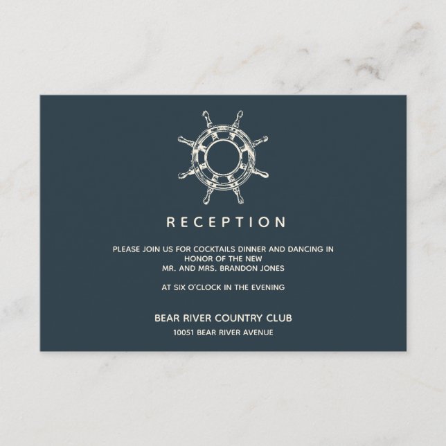 The  Ship's wheel | Wedding Reception Enclosure (Front)