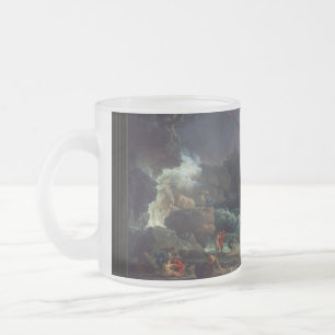 The Shipwreck by Claude Joseph Vernet Frosted Glass Coffee Mug