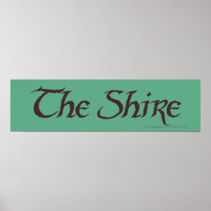 THE SHIRE™ Name Solid Poster