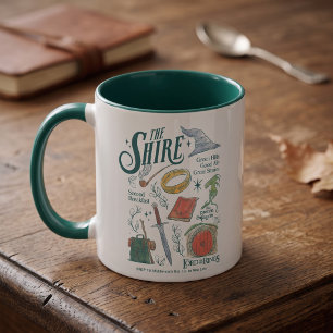 THE SHIRE™ Watercolor Collage Graphic Mug